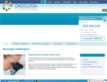 Tablet Screenshot of oncologiacanarias.es